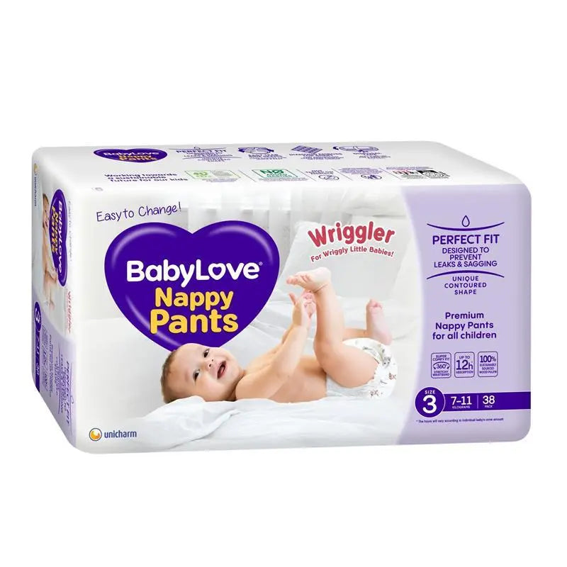 BabyLove Nappy Pants Size 3 (7-11kg) 38 Pack