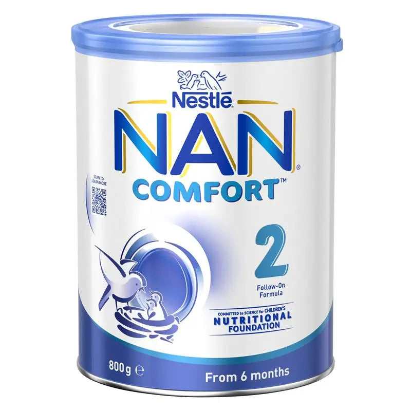 Nestle NAN COMFORT 2 Baby Follow-on Formula Powder, From 6 to 12 Months – 800g