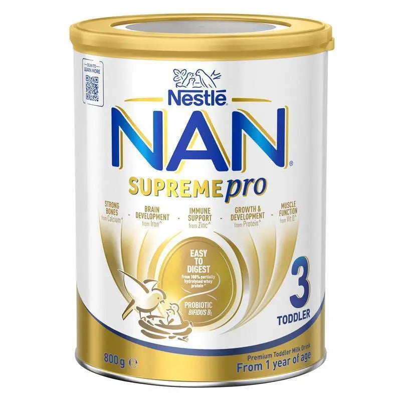 Nestle NAN SupremePro 3 Premium Toddler Milk Drink Powder From 1 Year 800g