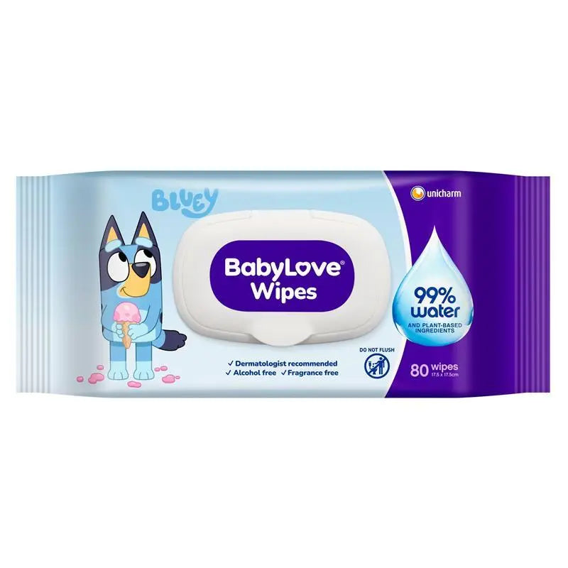 Babylove Water Wipes 80 Pack
