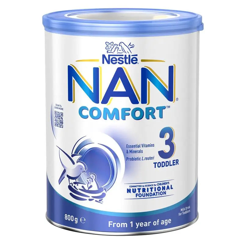 Nestle NAN COMFORT 3 Toddler Milk Drink Powder, From 1 year – 800g