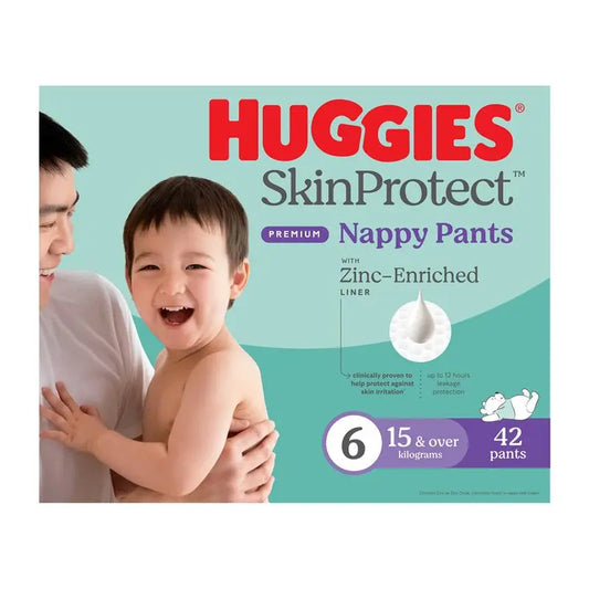Huggies Skin Protect Nappies Size 6 (15 & over Kg) 42 Pack