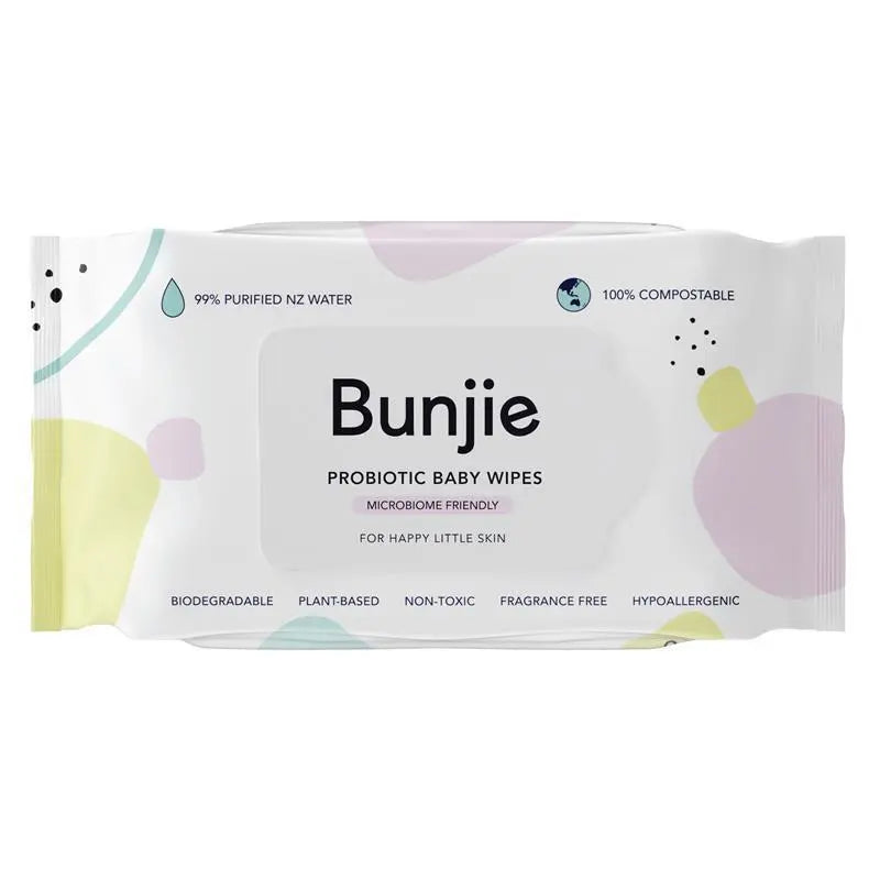 Bunjie Probiotic Baby Wipes 80 Pack