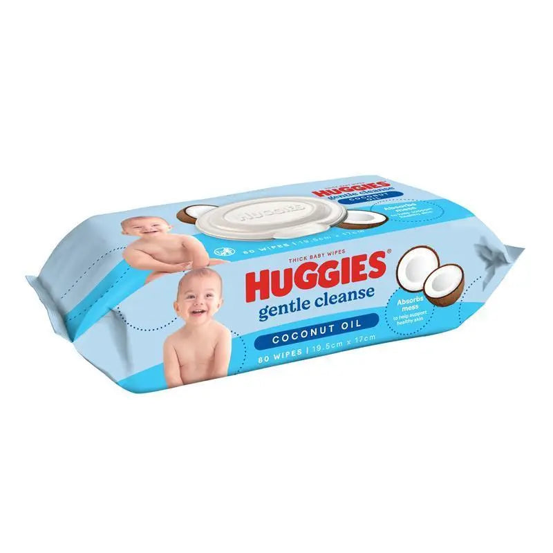 Huggies Coconut Wipes 80 Pack