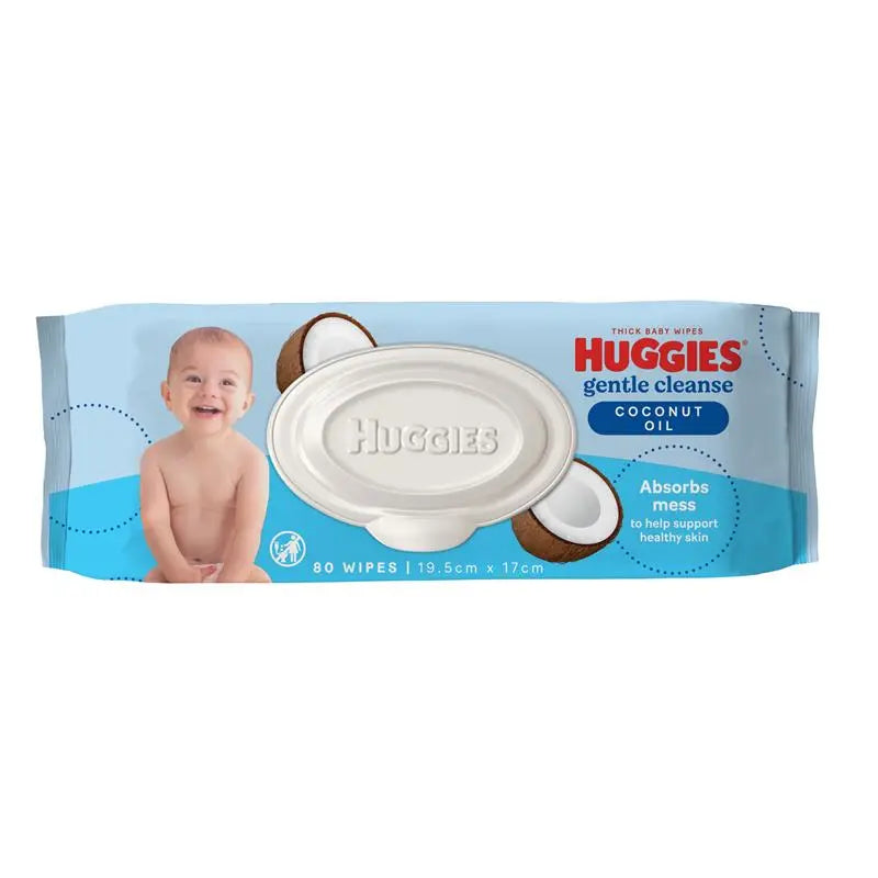 Huggies Coconut Wipes 80 Pack